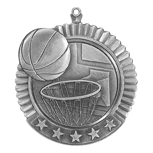 Basketball 5 Star Medal
