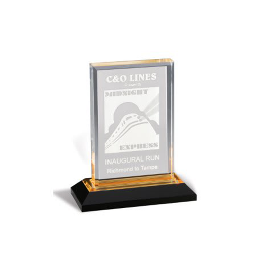 Gold Beveled Impress Acrylic