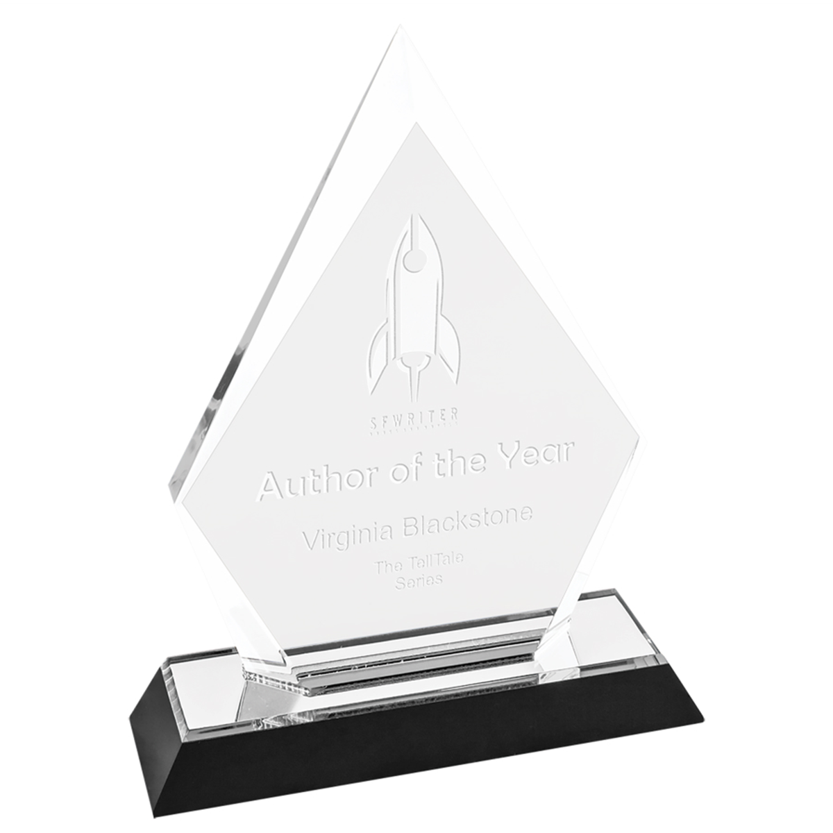 Silver Arrowhead Acrylic Award