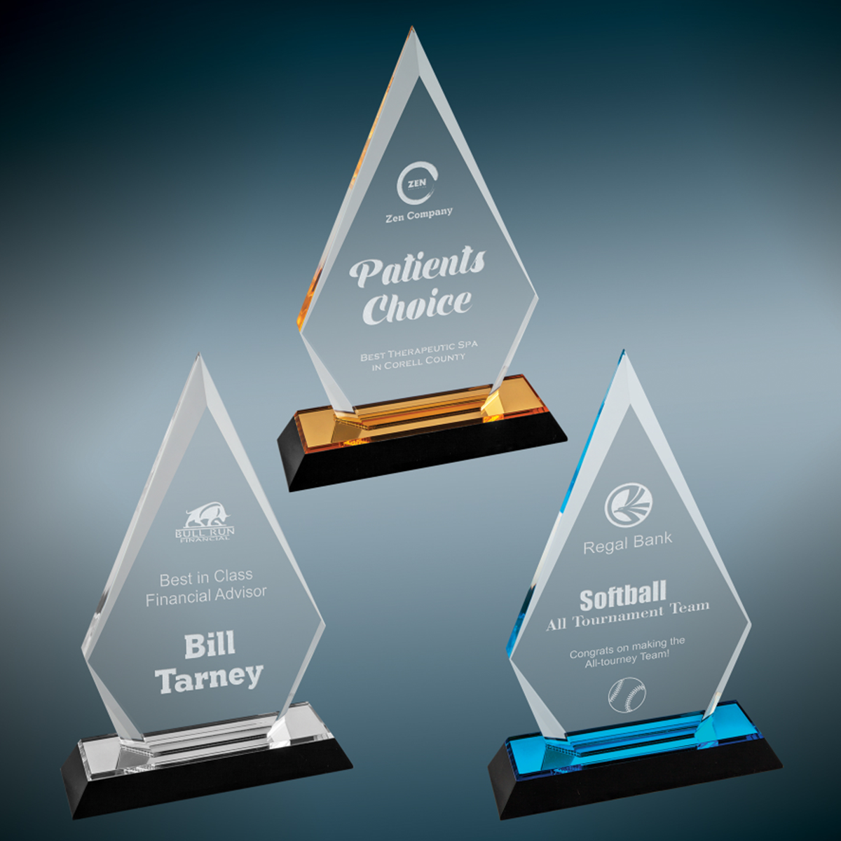 Silver Arrowhead Acrylic Award