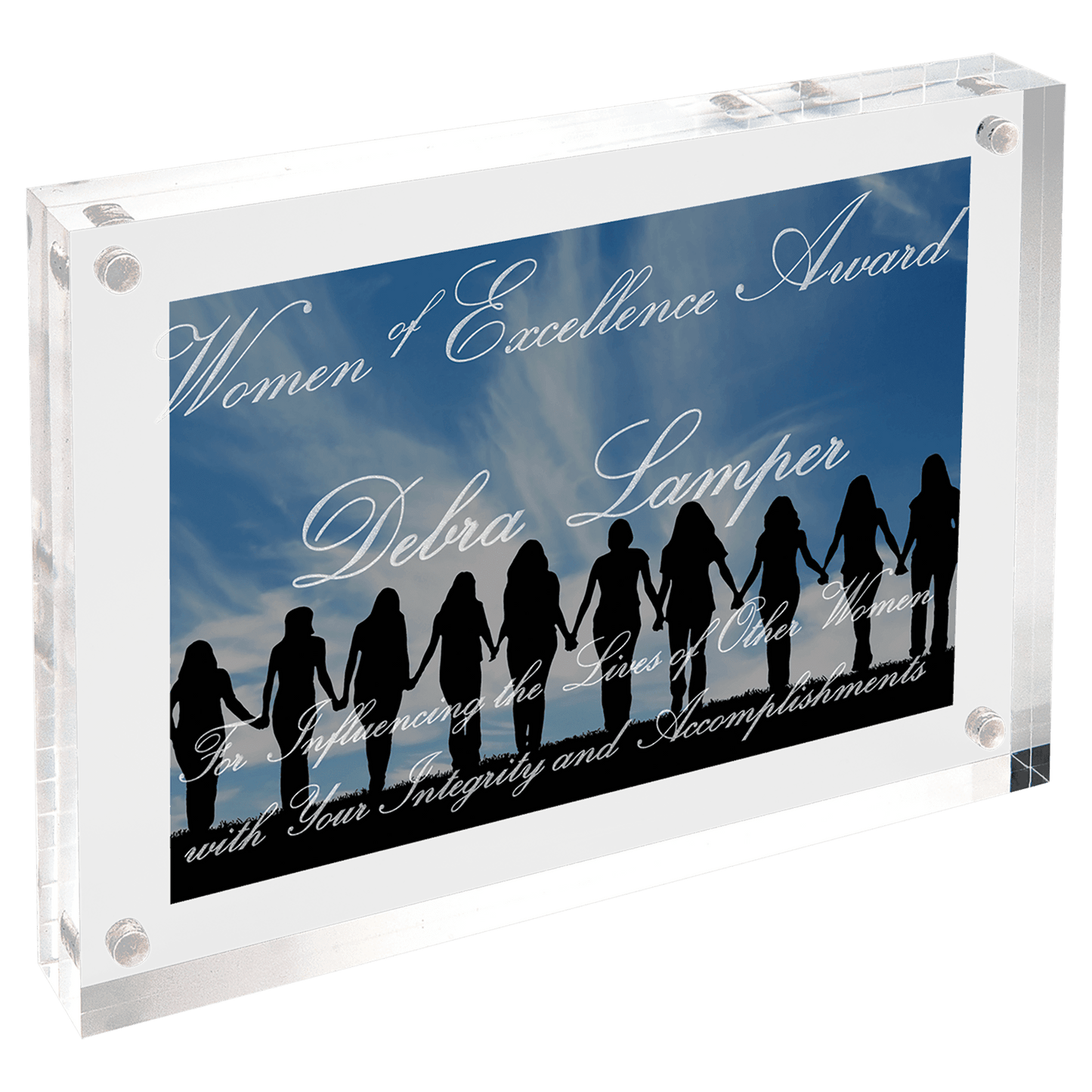 Clear Rectangle Magnetic Acrylic