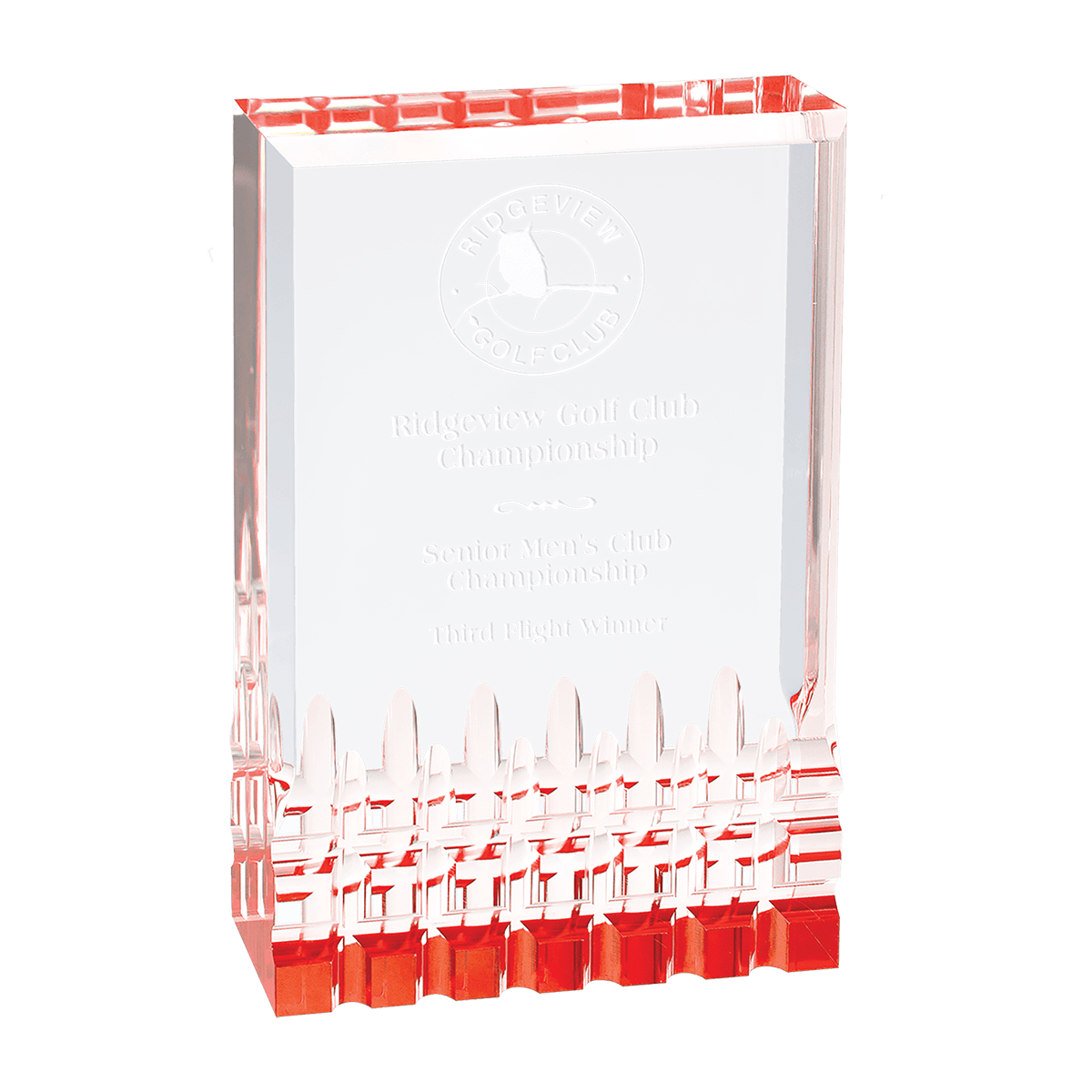 Red Mirage Acrylic Award