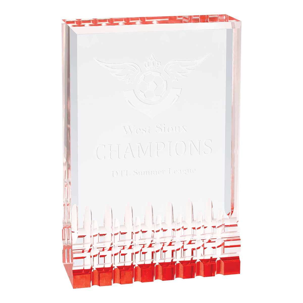 Red Mirage Acrylic Award