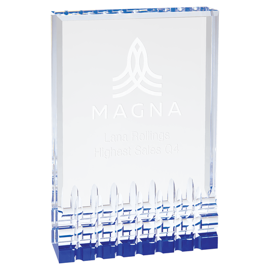 Blue Mirage Acrylic Award