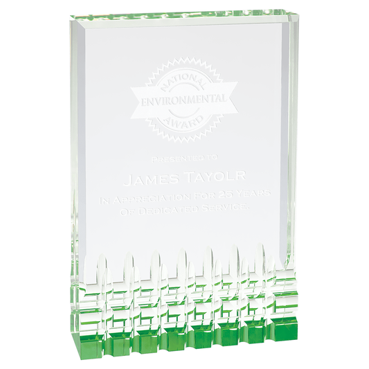 Green Mirage Acrylic Award