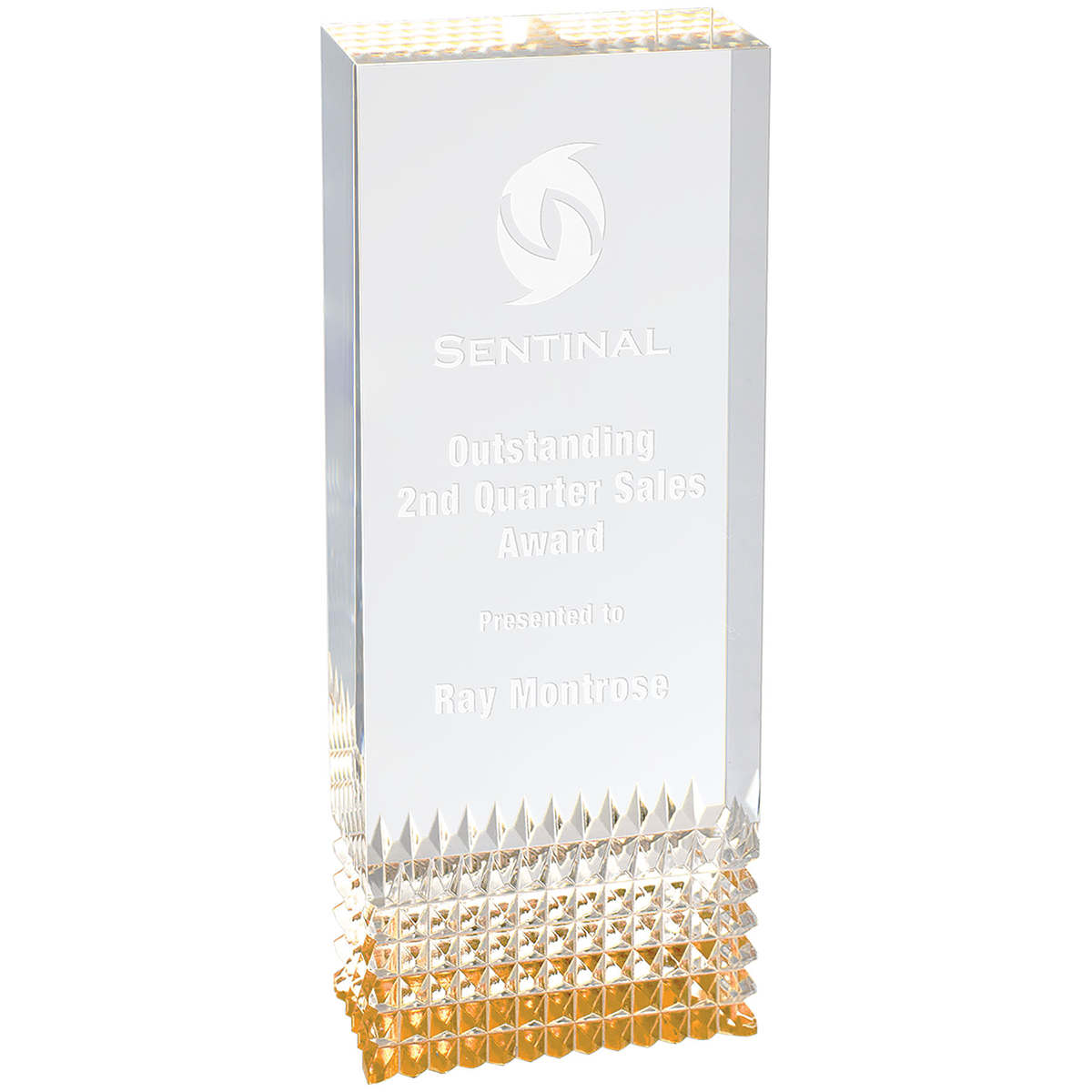 Gold Tribute Acrylic Award