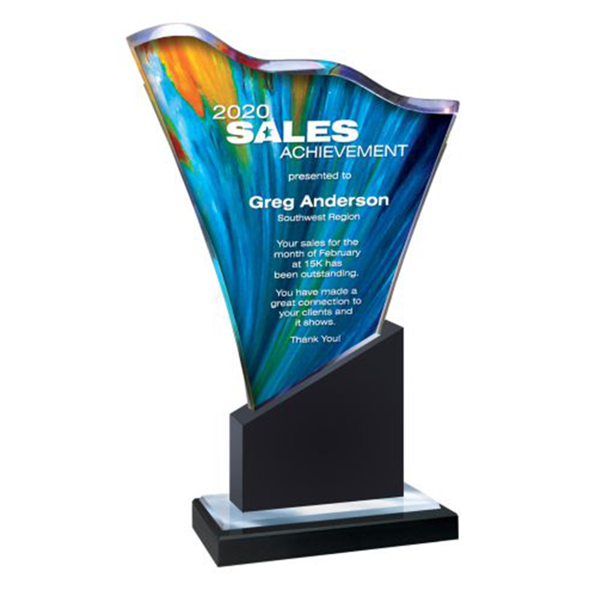 Artistic Wave Acrylic Award