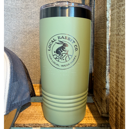 "Active Rabbit" Tumbler with Slider Lid
