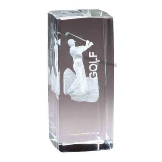 Golf 3D Sports Crystal Column (Male and Female)