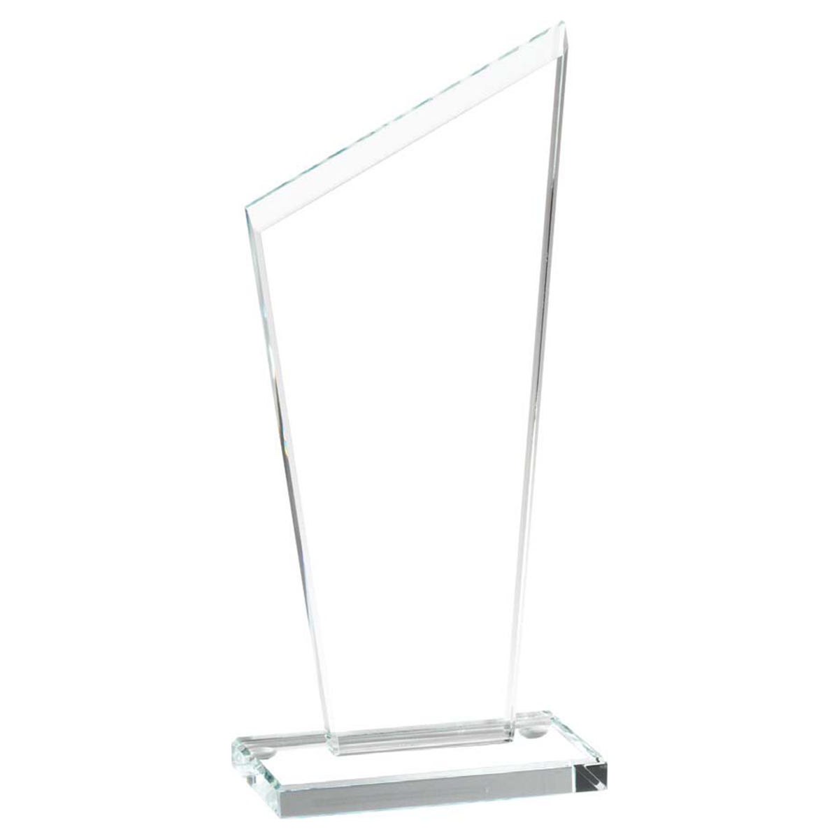 Chisel Top Angle Crystal Award