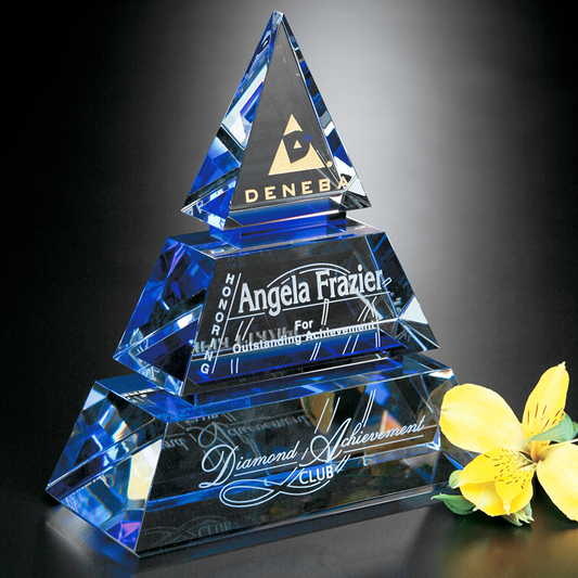 Accolade Indigo Crystal Pyramid