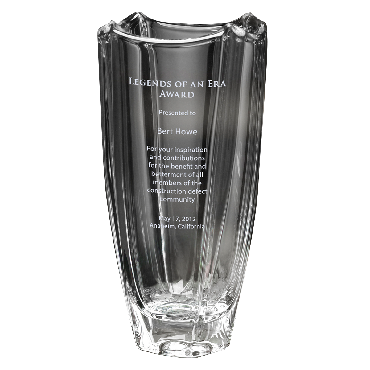 Fairmount Crystal Vase