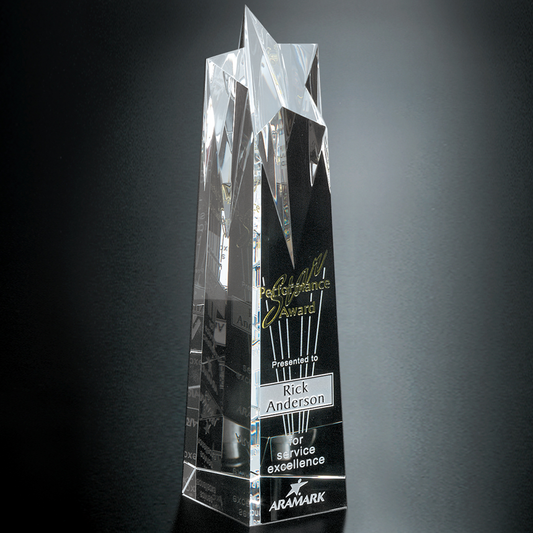 Polaris Star Tower Crystal Award