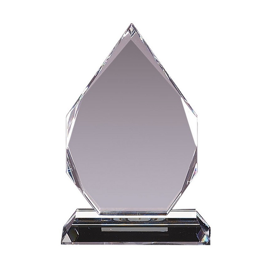 Crystal Teardrop Award with Clear Base