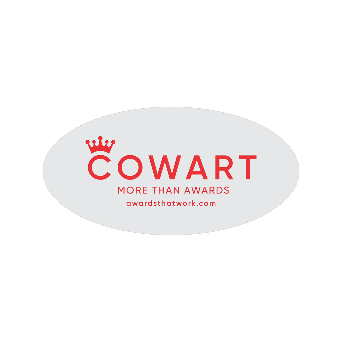 Interior Etched Plates with Oval Shape in Multiple Colors and Sizes