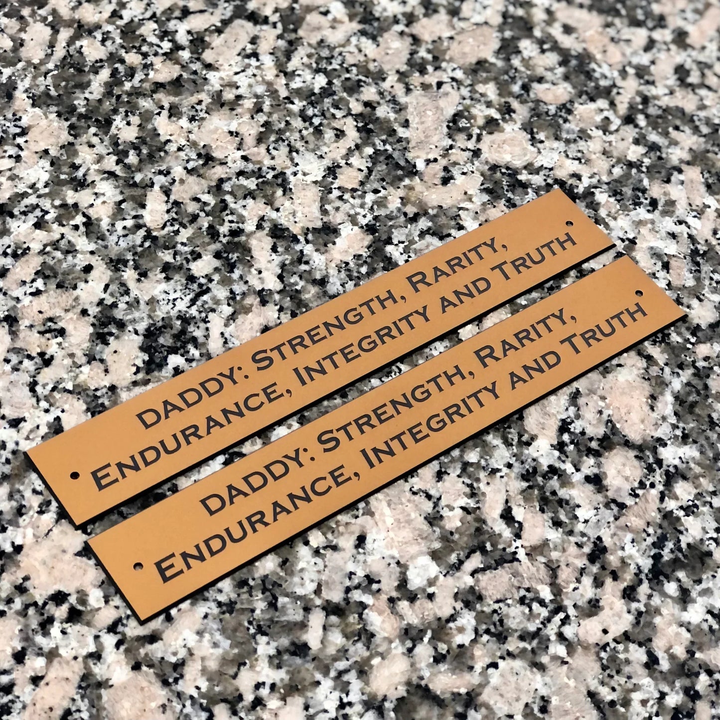 Exterior Etched Plates with Rounded Corners in Multiple Colors and Sizes
