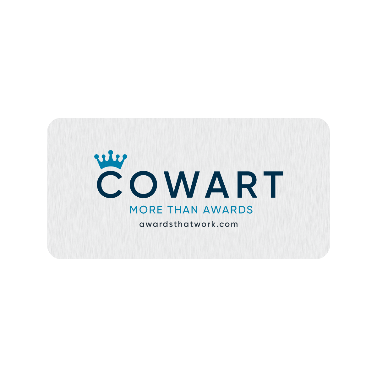 Exterior Sublimated Metal Plates with Shape, Finish and Size Options