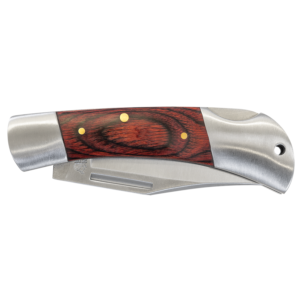 Bison River Wood Folding Knife