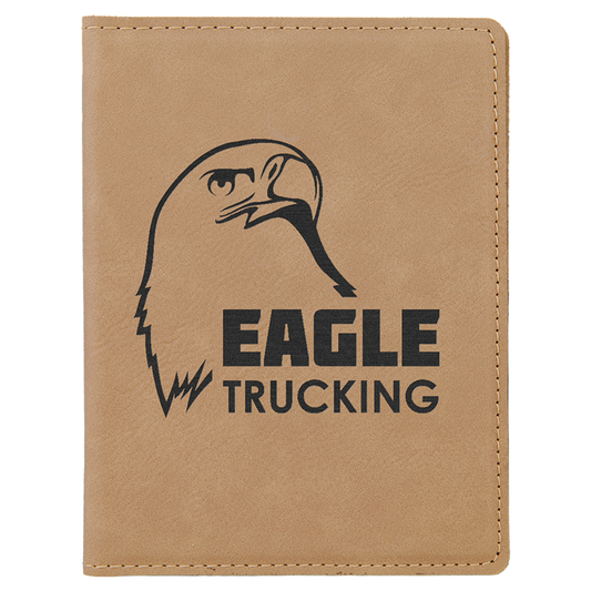 Laserable Leatherette Passport Holder