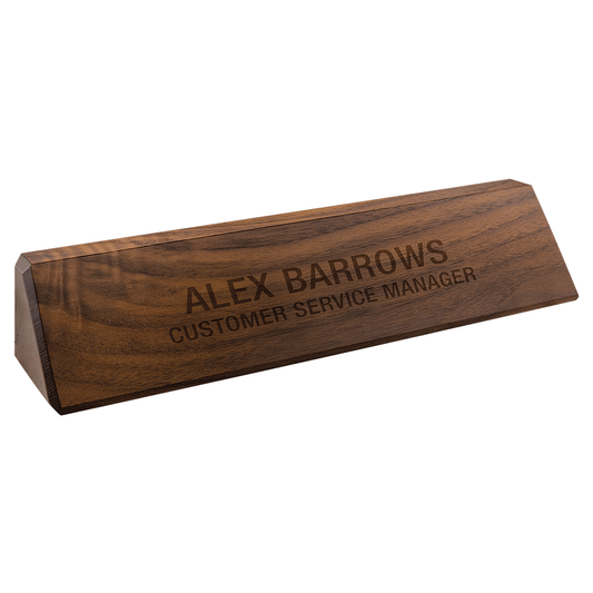 Genuine Walnut Desk Wedge