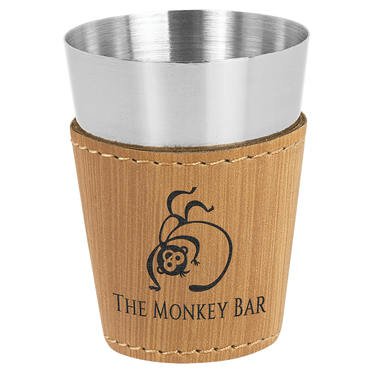 Leatherette Stainless Steel Shot Glass