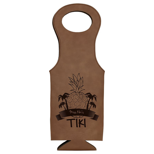 Leatherette Wine Bag