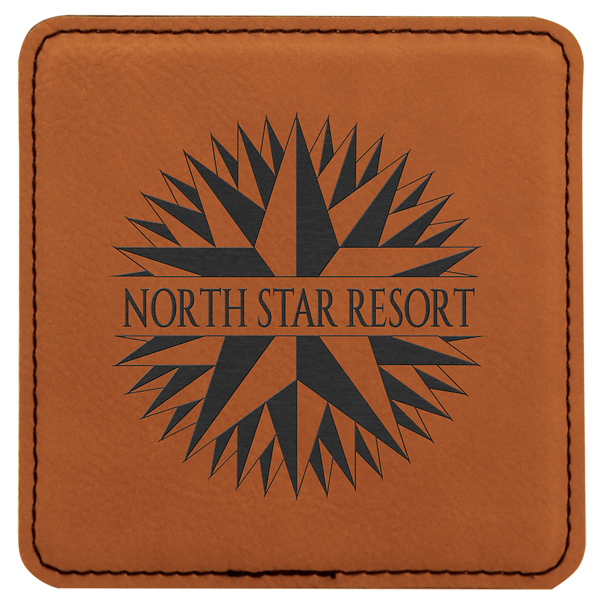 Leatherette Square Coaster