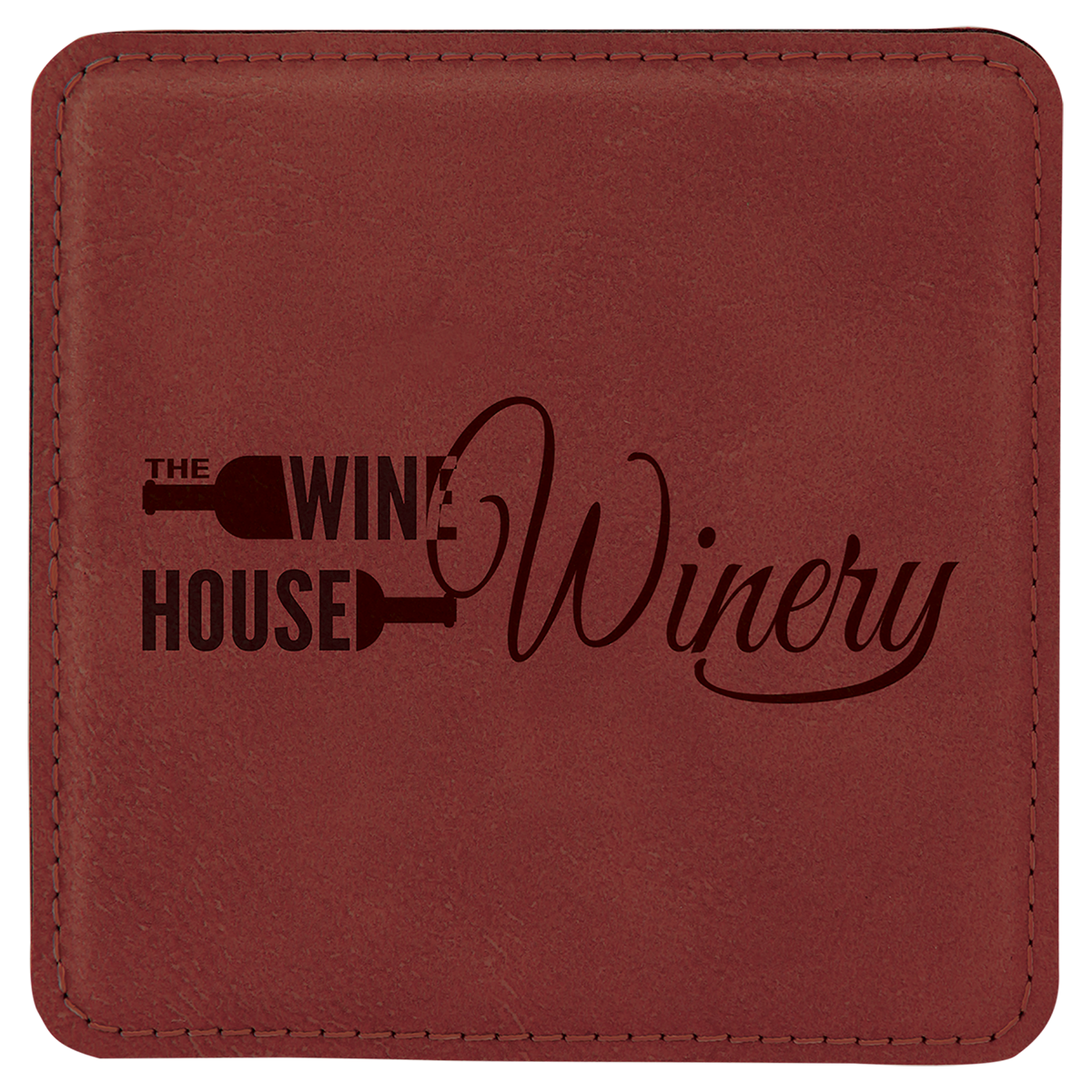 Leatherette Square Coaster