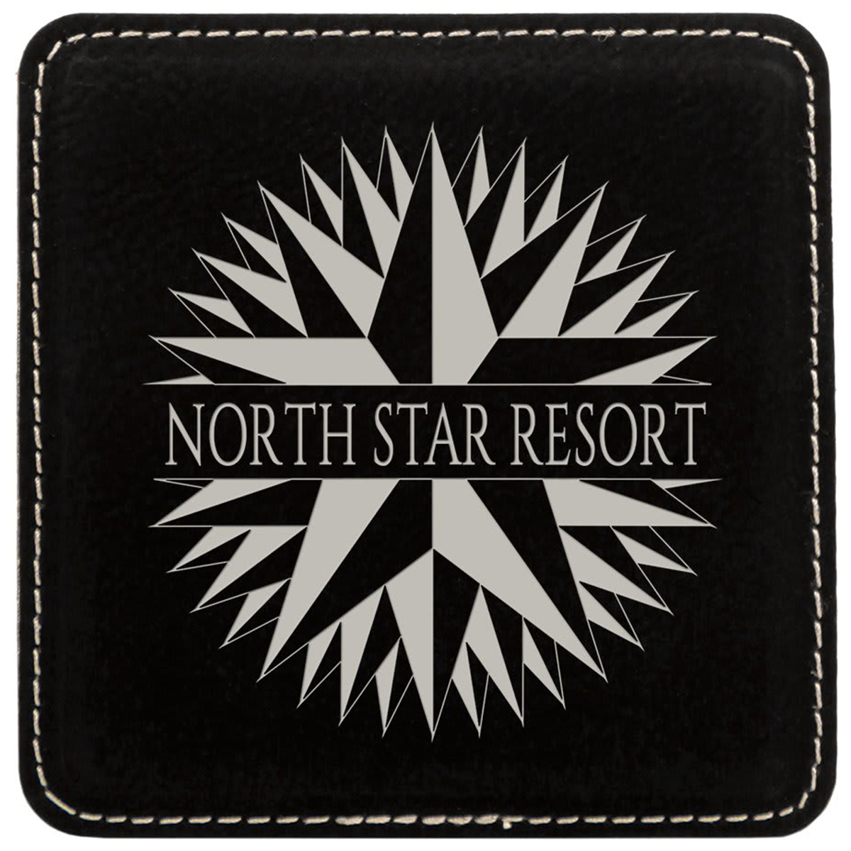 Leatherette Square Coaster