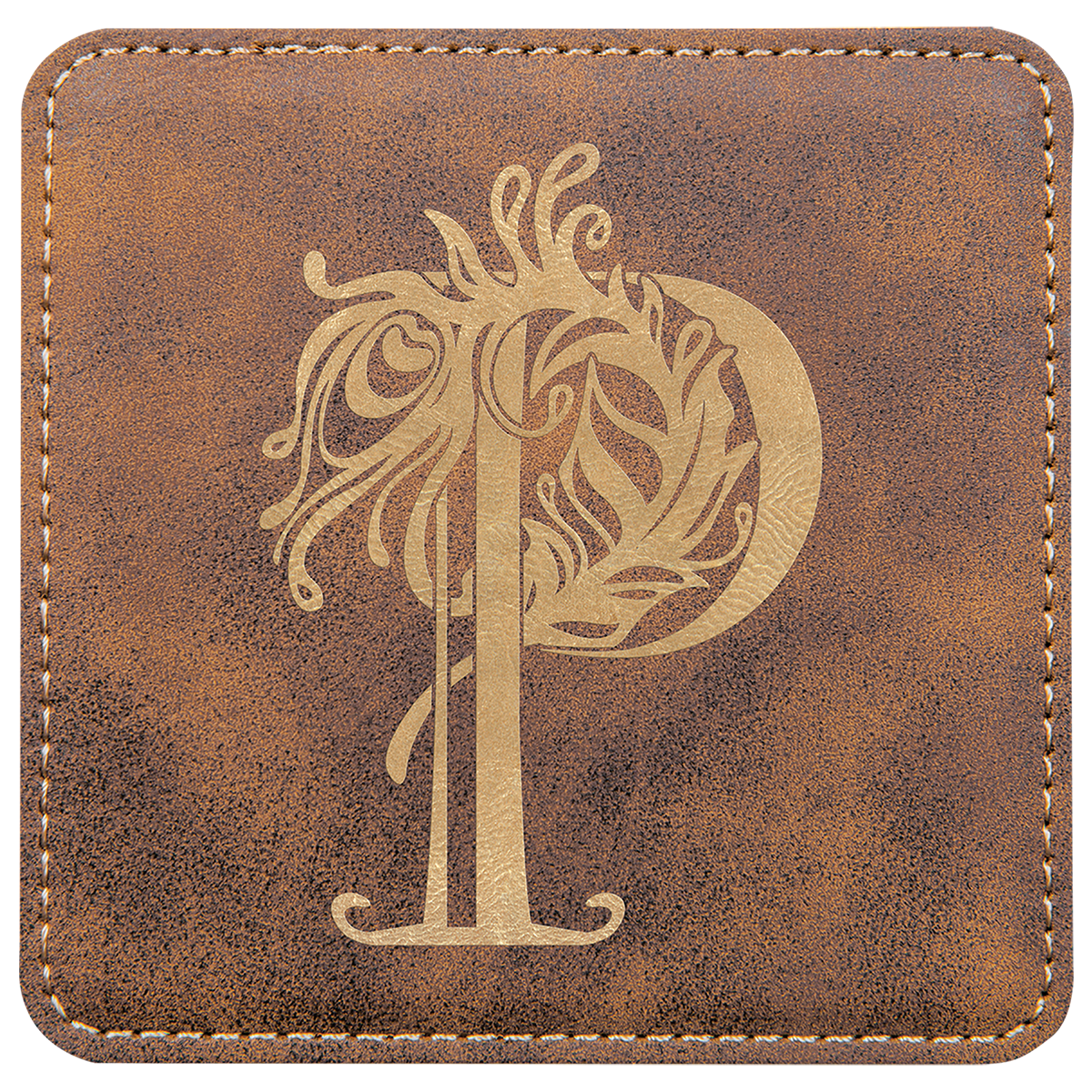 Leatherette Square Coaster