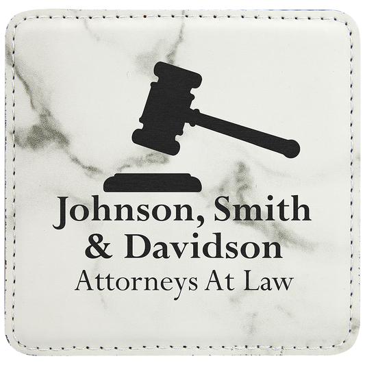 Leatherette Square Coaster