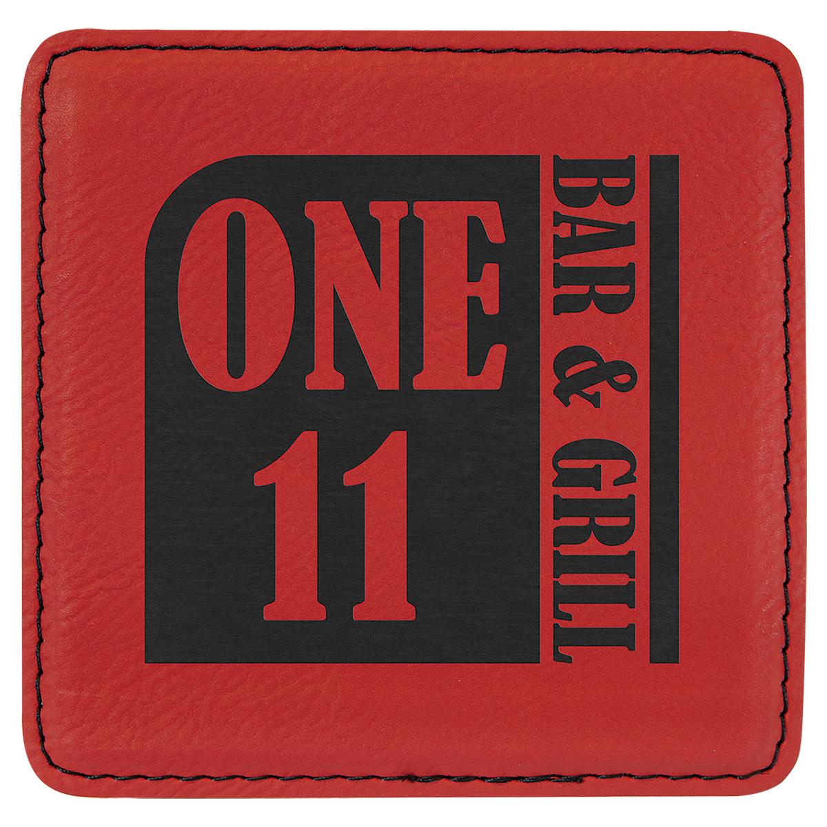Leatherette Square Coaster