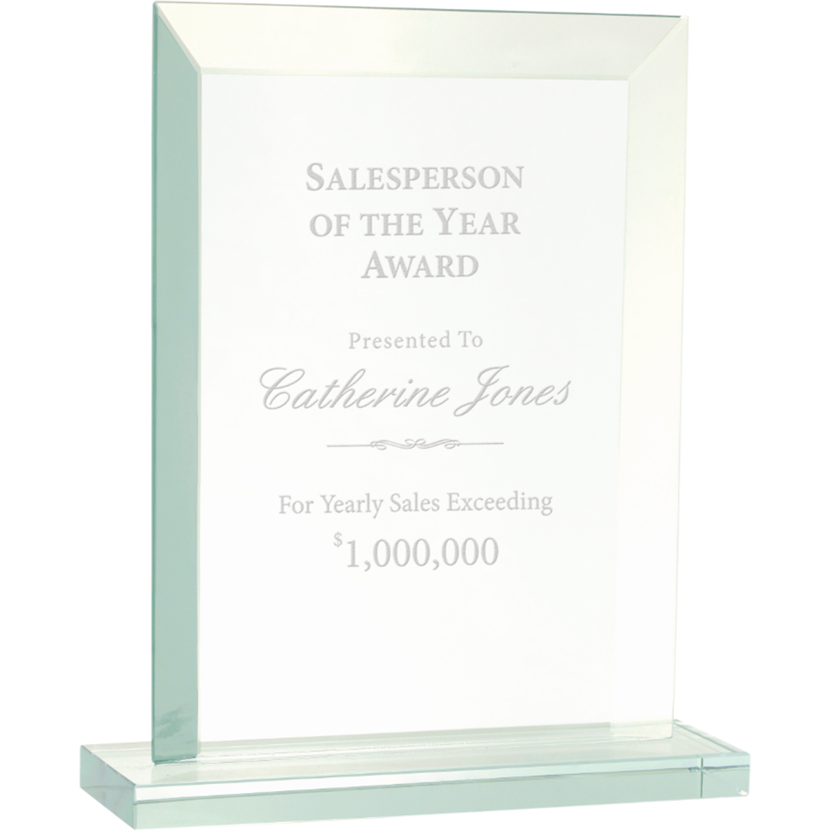 Rectangle Jade Glass Award
