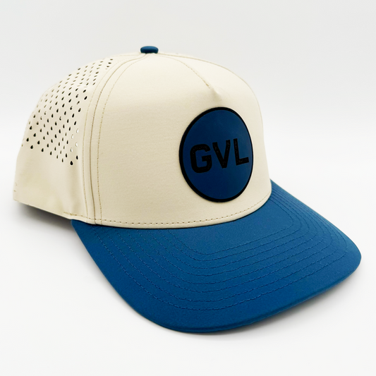 "GVL" Circle Patch Athletic Hat - 4 Color Options