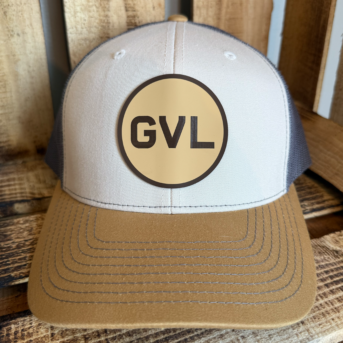 "GVL" Circle Patch Trucker Hat