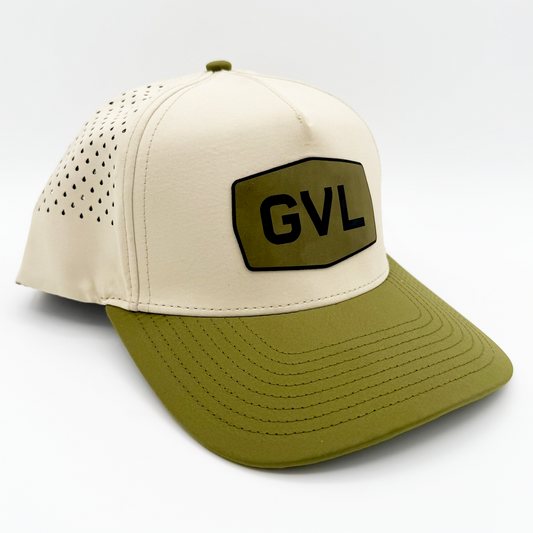 "GVL" Hex Patch Athletic Hat - 3 Color Options
