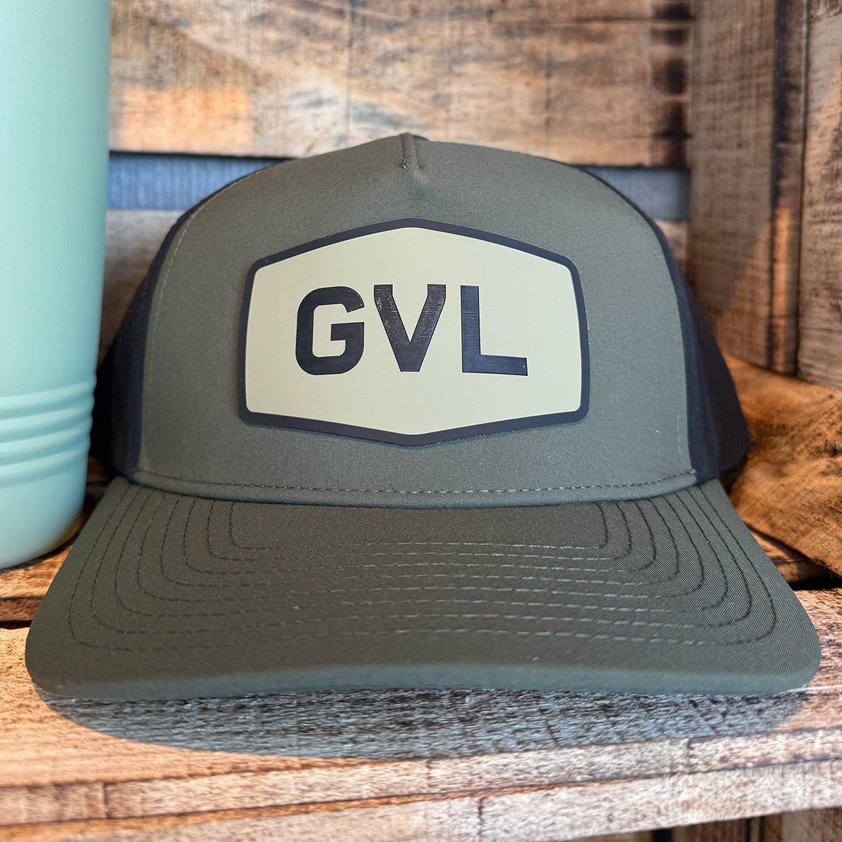 "GVL" Hex Patch Athletic Hat - 3 Color Options