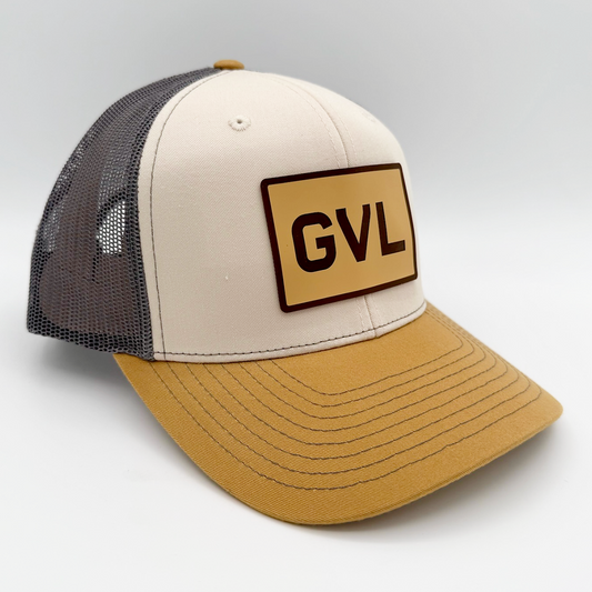"GVL" Rectangular Patch Trucker Hat