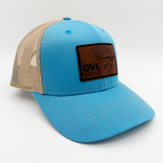 "GVL x Illustrated SC" Rectangular Patch Trucker Hat