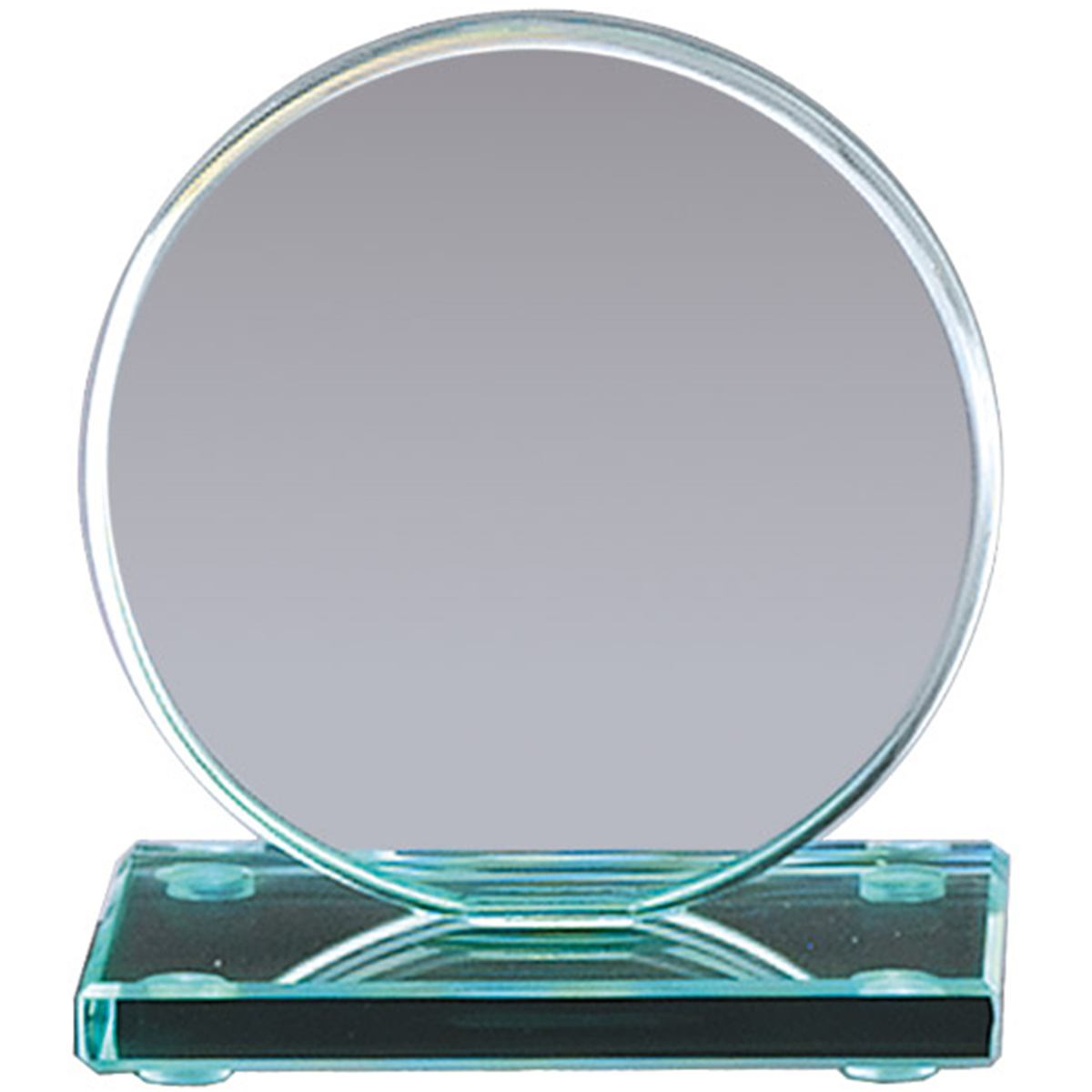 Glass Circle Award on Clear Base
