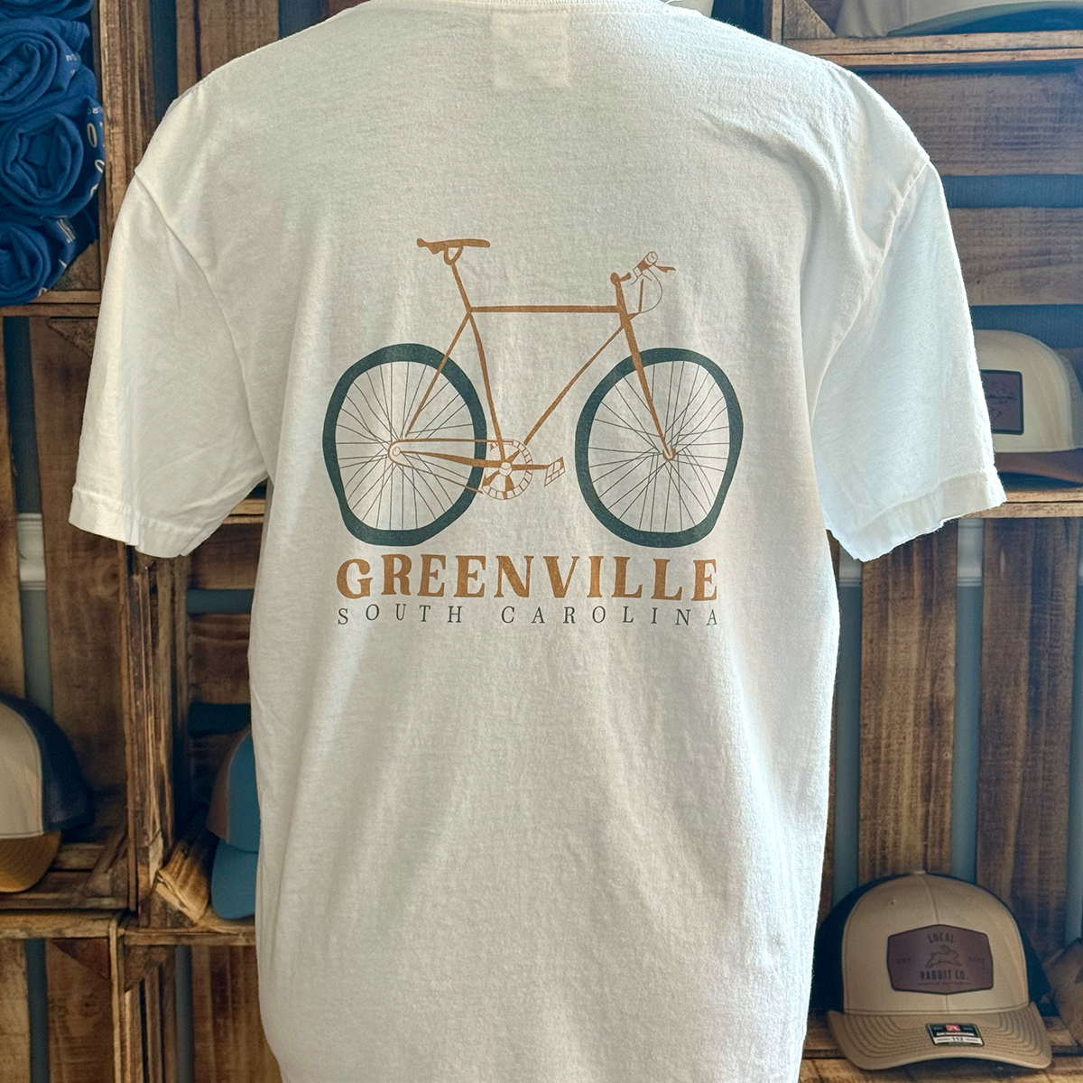 "Greenville Cyclist" T-Shirt - South Carolina Bike Culture