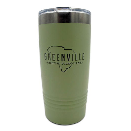 "Greenville in SC" Classic Tumbler with Slider Lid