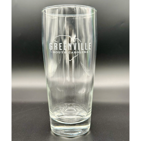 "Greenville in SC" 16 oz Willi Becher Beer Glass