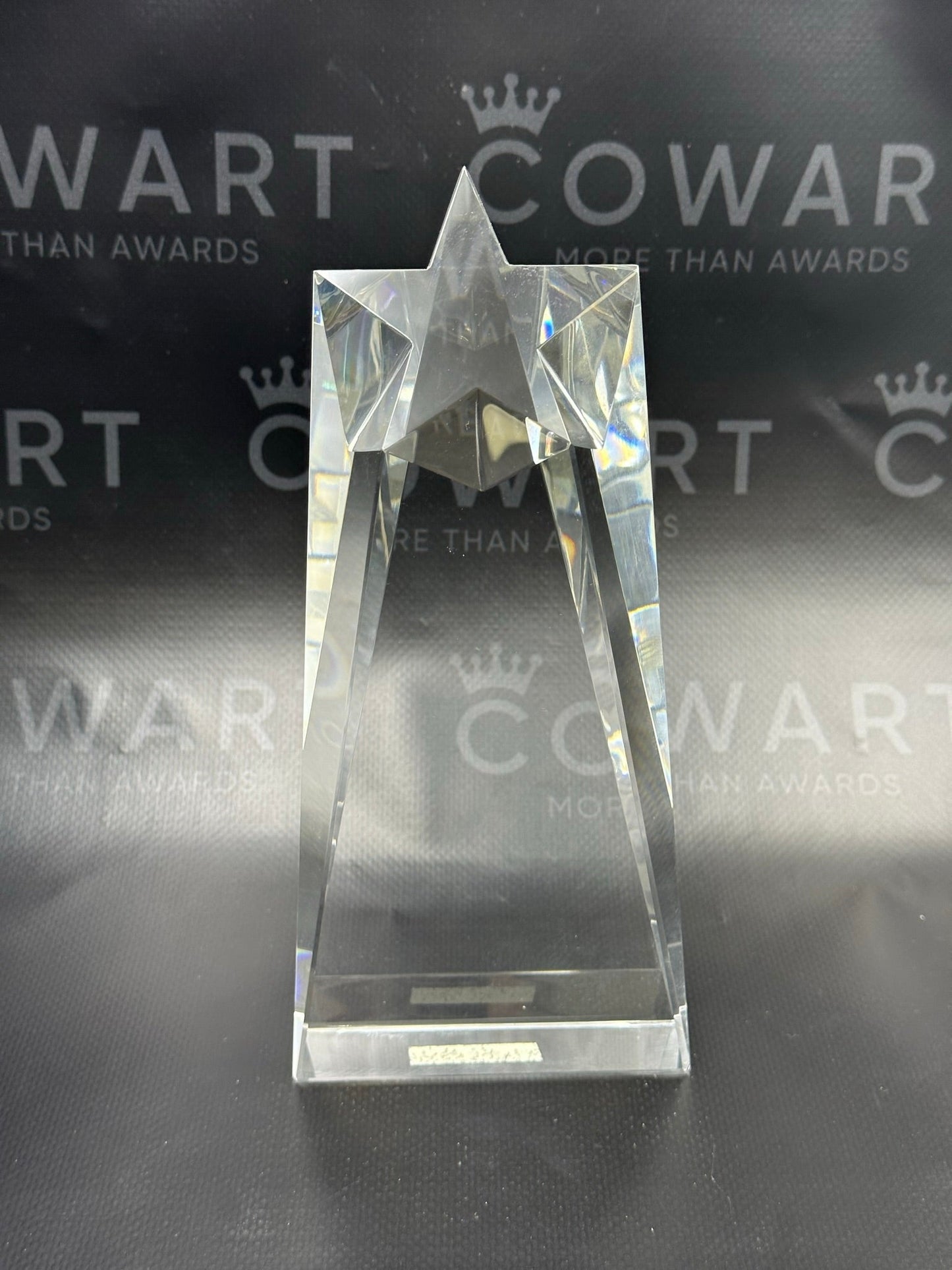 Crystal Star Carved from Crystal Block