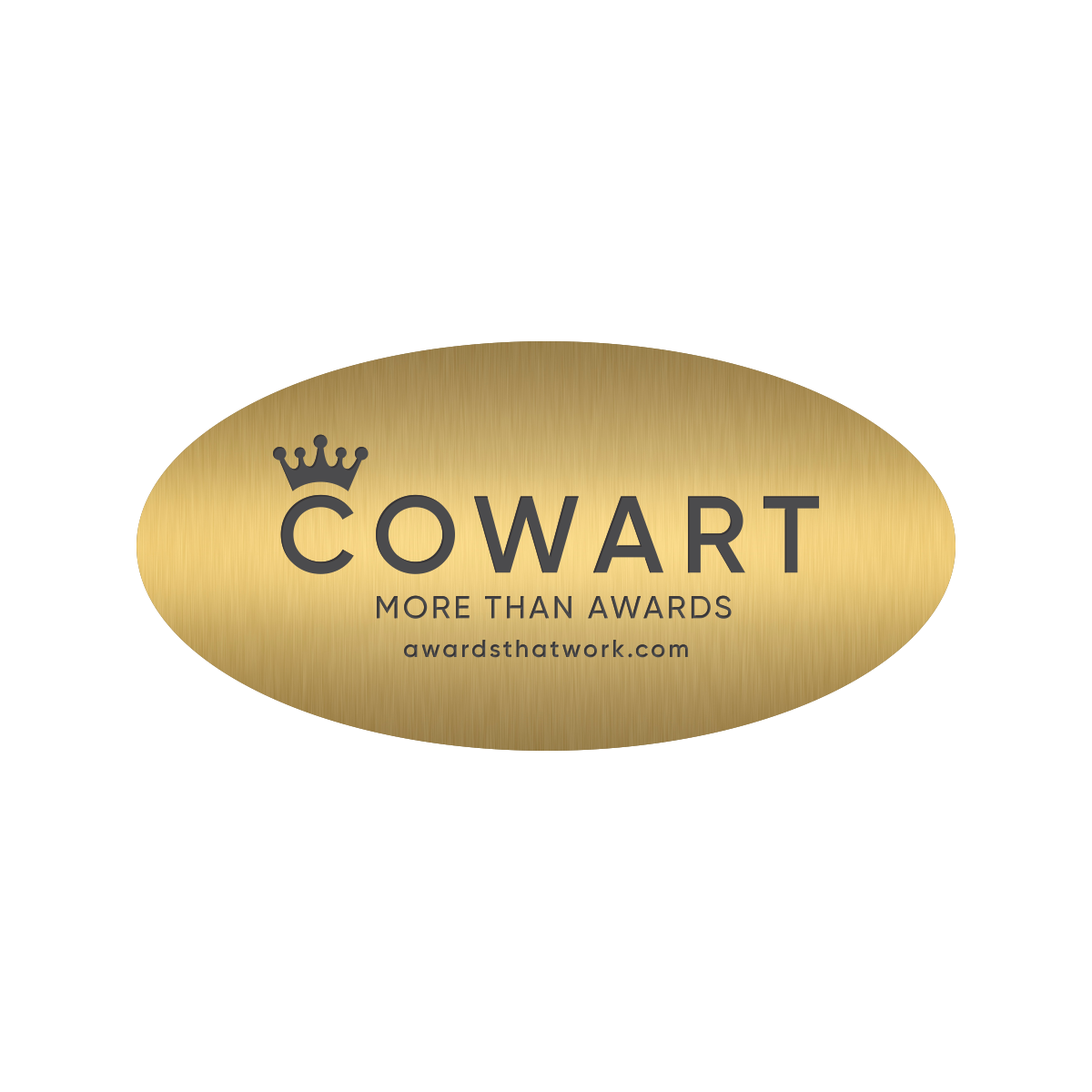 Interior Etched Plates with Oval Shape in Multiple Colors and Sizes