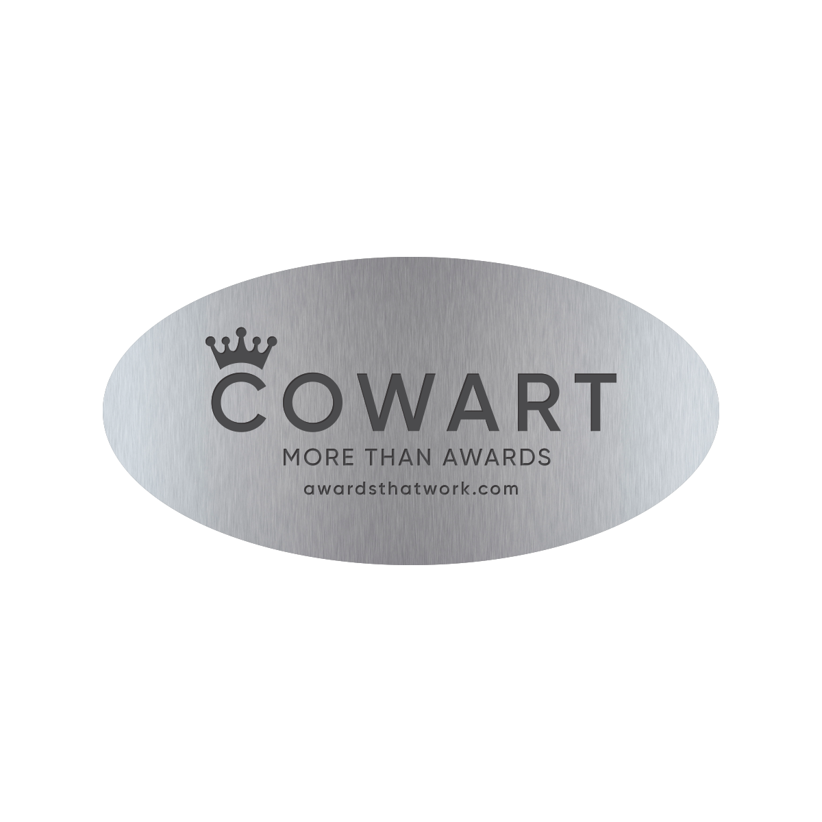 Interior Etched Plates with Oval Shape in Multiple Colors and Sizes