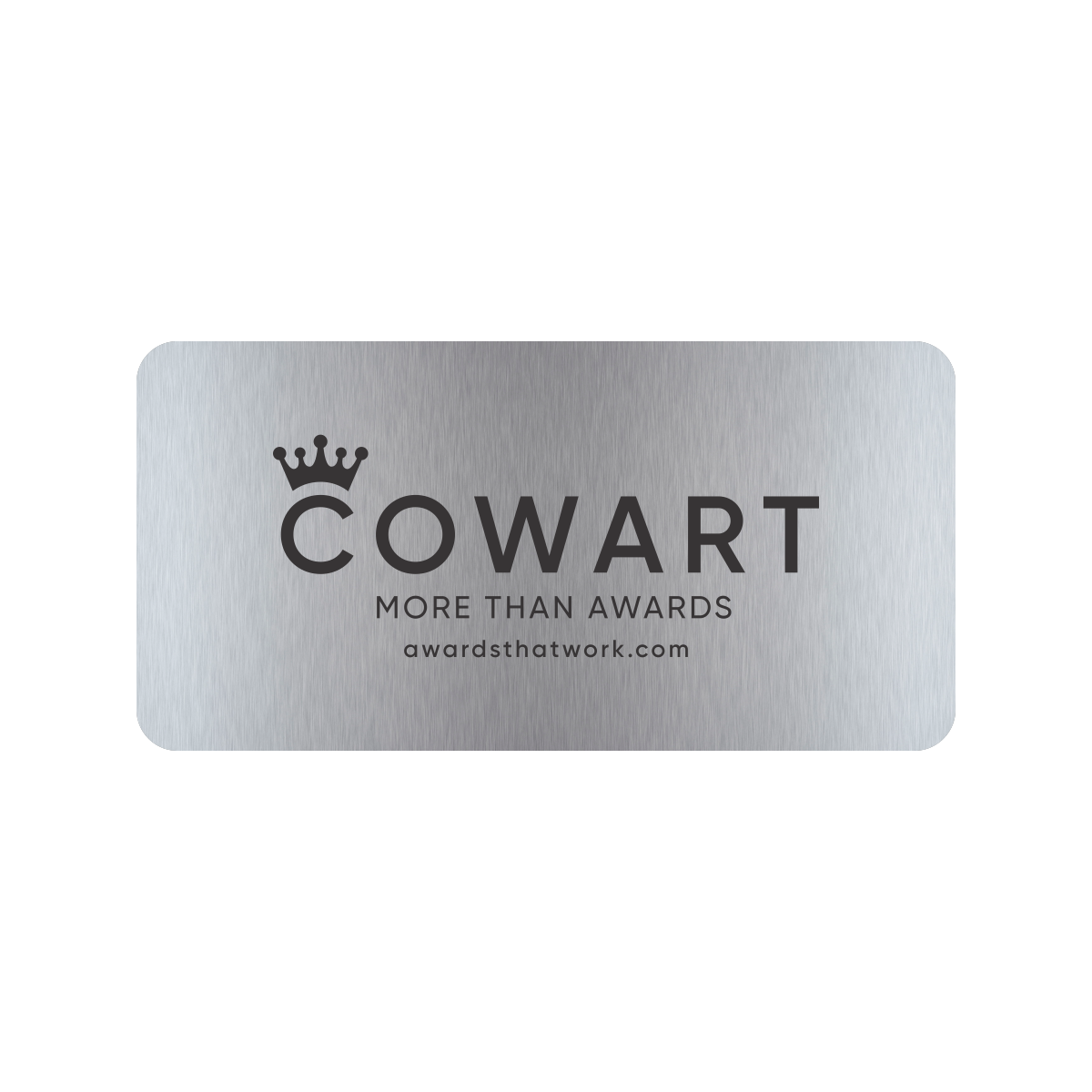 Interior Etched Metal Plates with Shape, Color and Size Options