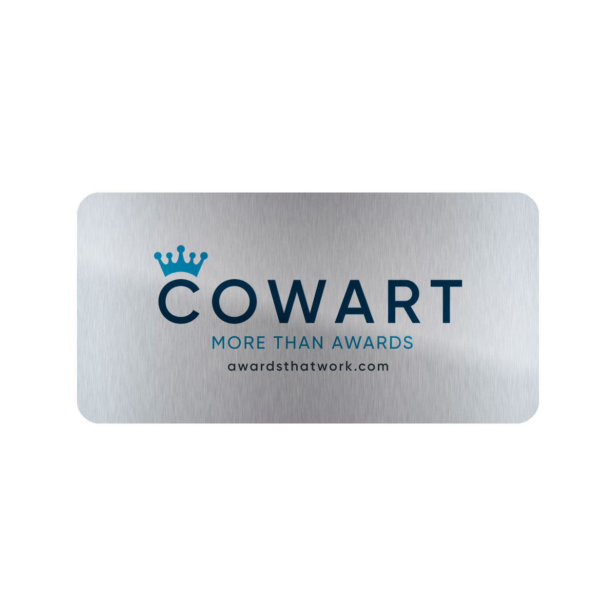 Interior Sublimated Metal Plates with Shape, Color and Size Options