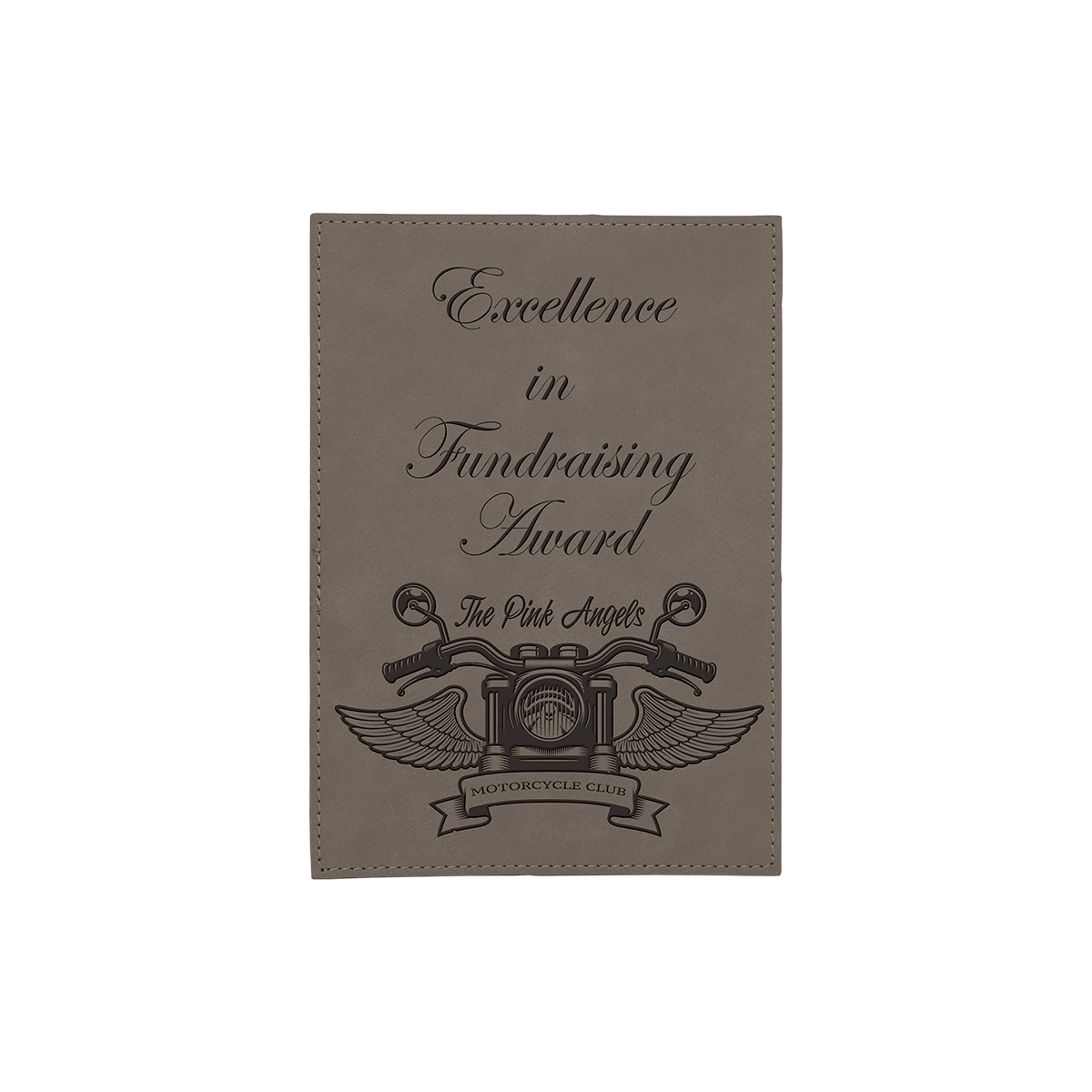 Leatherette Plaque Plate