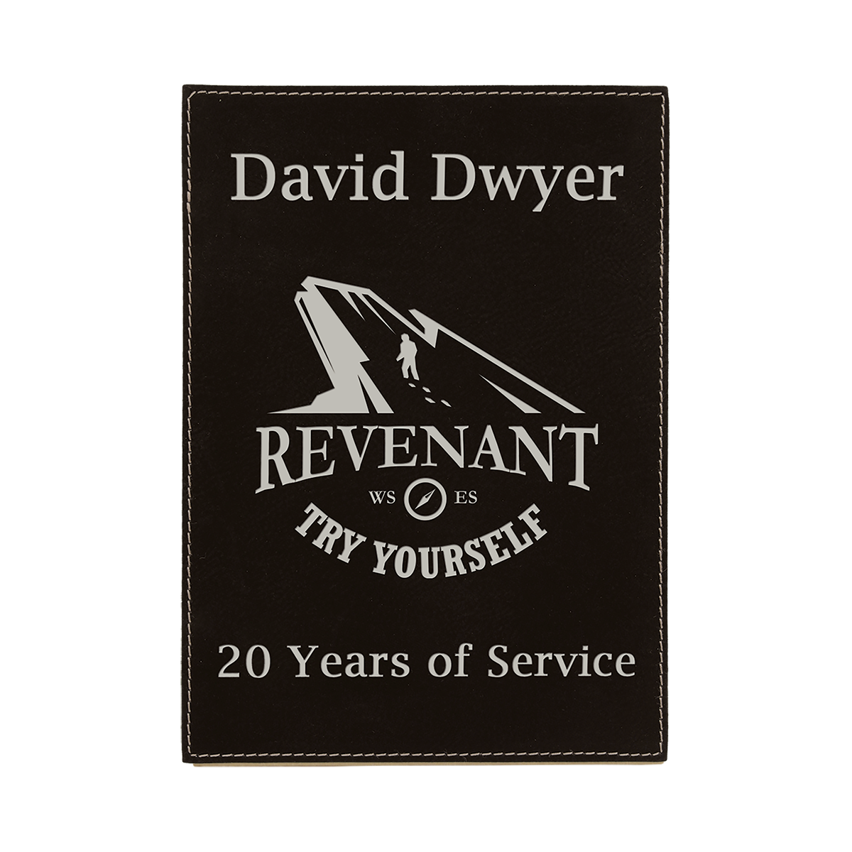 Leatherette Plaque Plate